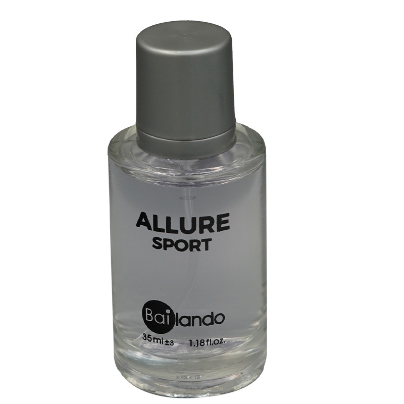 عطر جیبی مردانه بایلندو مدل آلور اسپورت ALLURE SPORT با رایحه شیرین حجم 35 میلی‌لیتر