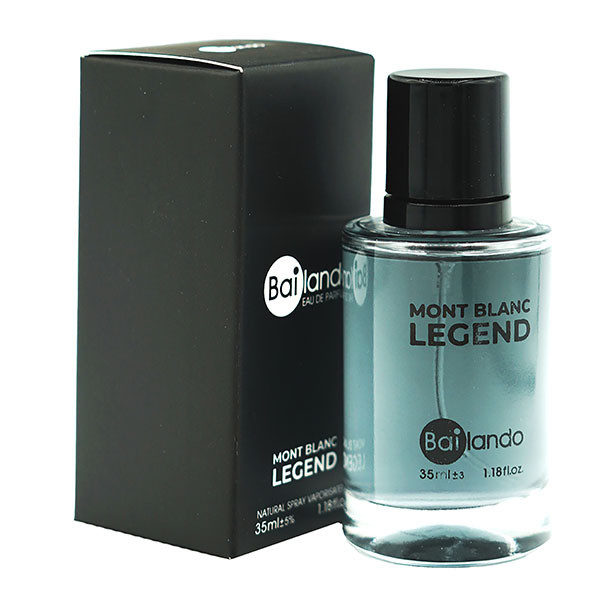 عطر جیبی مردانه بایلندو مدل MONT BLANC LEGEND حجم 35 میلی لیتر