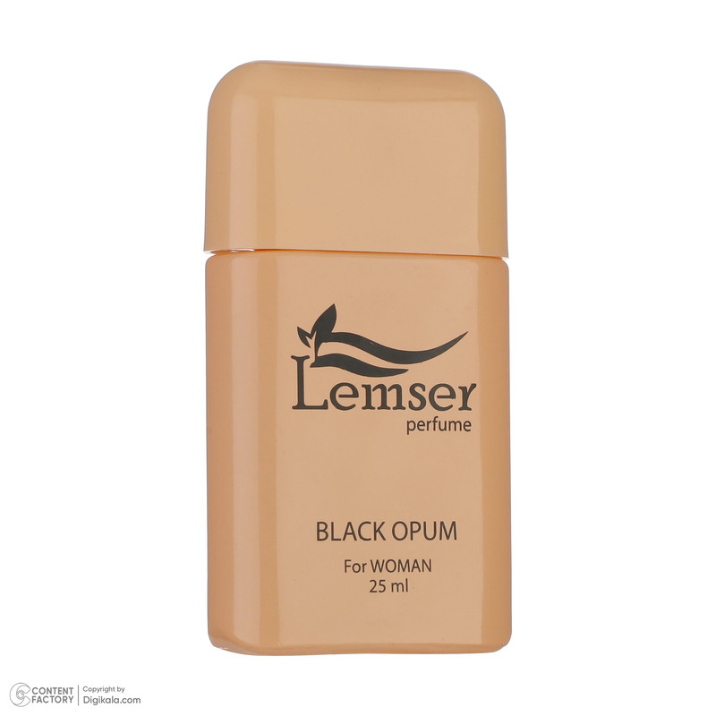 عطر جیبی زنانه لمسر مدل BLACK OPUM حجم 25 میلی لیتر