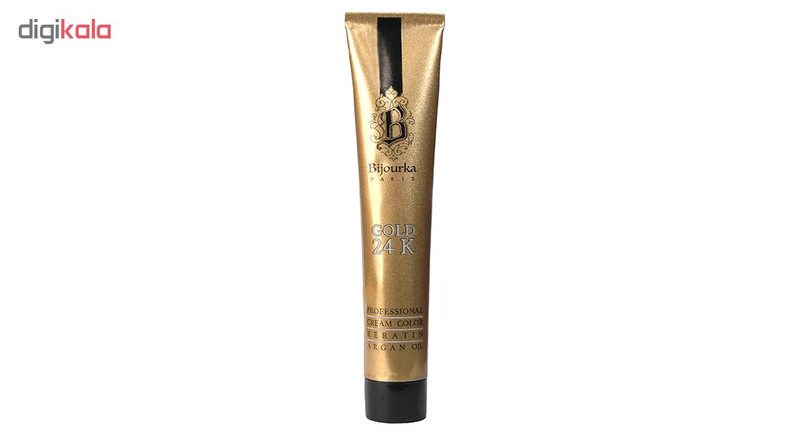 رنگ موی بیجورکا سری Gold 24K شماره 6 حجم 100 میلی لیتر رنگ بلوند تیره