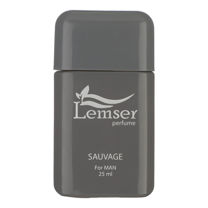 عطر جیبی مردانه لمسر مدل Sauvage حجم 25 میلی لیتر