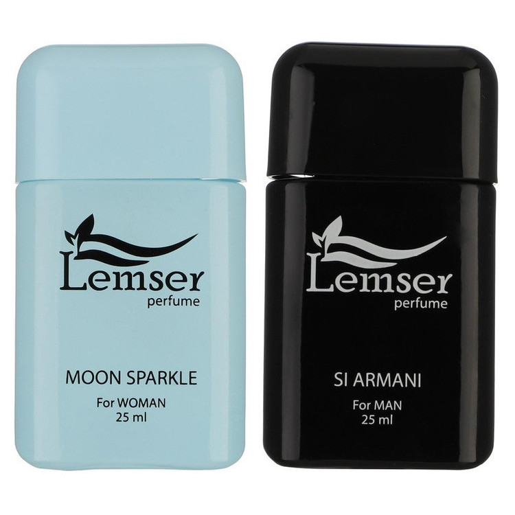 عطر جیبی لمسر مدل MOON SPARKLE - Si Armani حجم 25 میلی لیتر مجموعه دو عددی