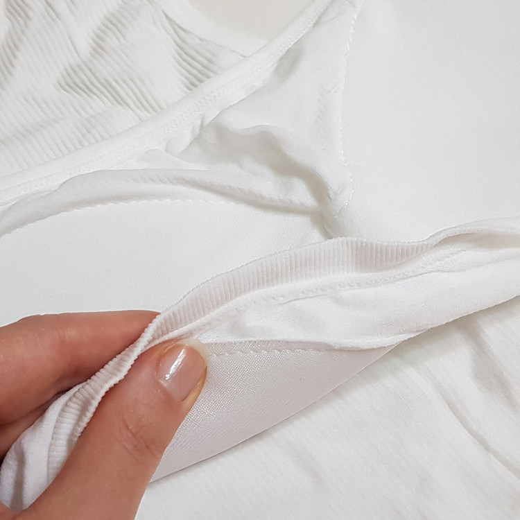 کراپتاپ زنانه ماییلدا مدل بند سیلیکونی پددار کد 4980