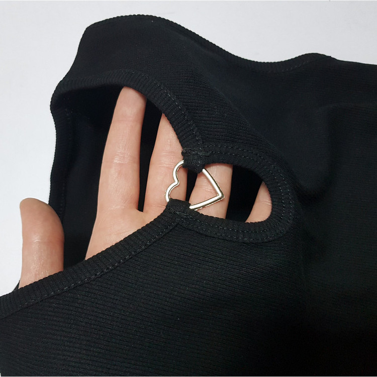 تاپ زنانه ماییلدا مدل قلبی کبریتی کد 5695