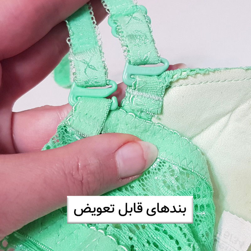 ست شورت و سوتین زنانه لناژنکن مدل اسفنجی فنردار 5741-303