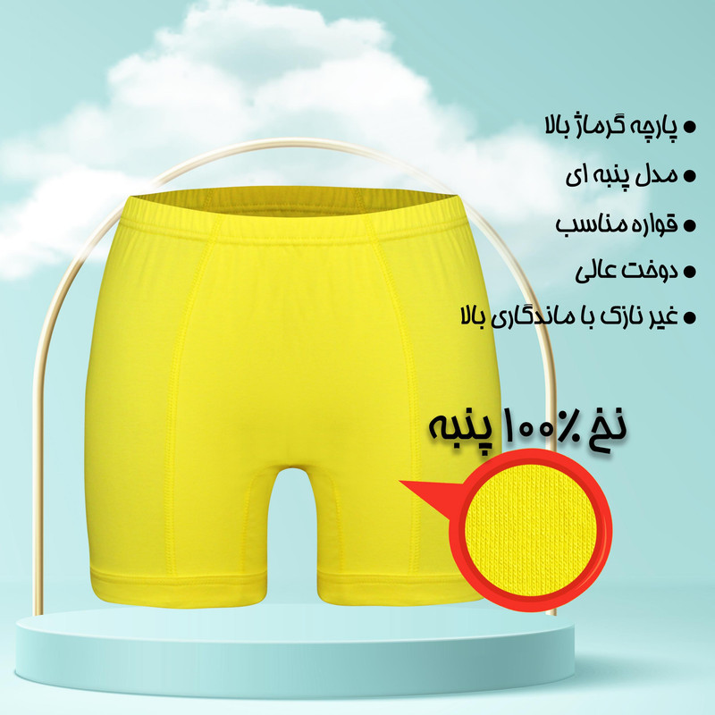شورت پادار مردانه ماییلدا مدل 4702-6 بسته دو عددی