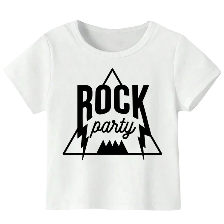 تی شرت آستین کوتاه پسرانه مدل WS151 ROCK
