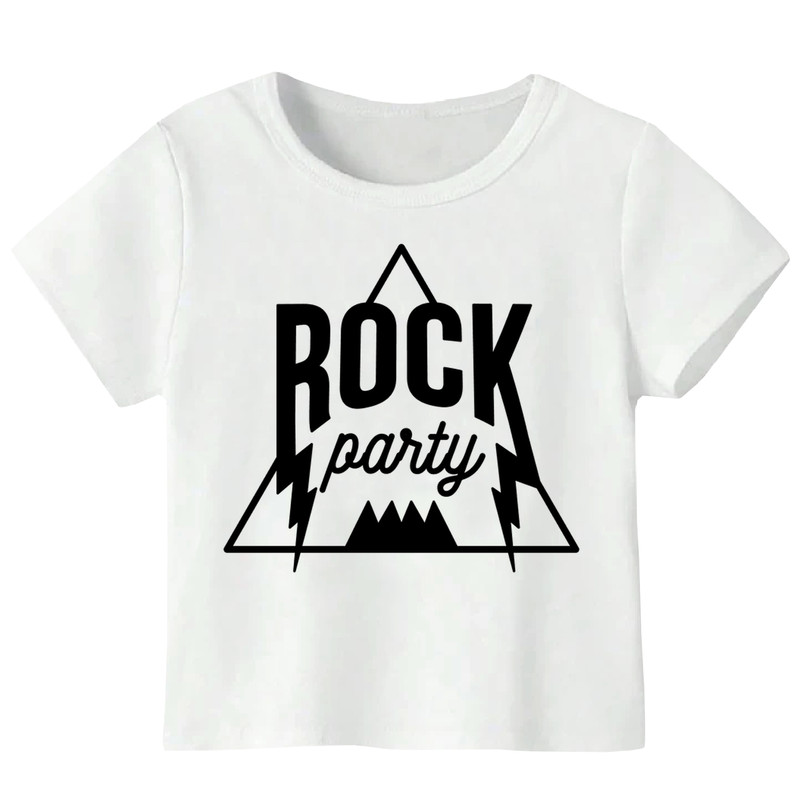 تی شرت آستین کوتاه پسرانه مدل WS151 ROCK