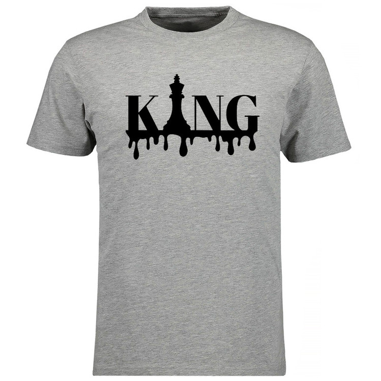 تیشرت آستین کوتاه مردانه مدل KING