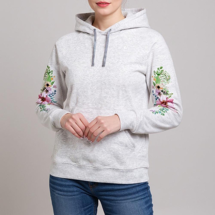 هودی زنانه طرح گل کد R41
