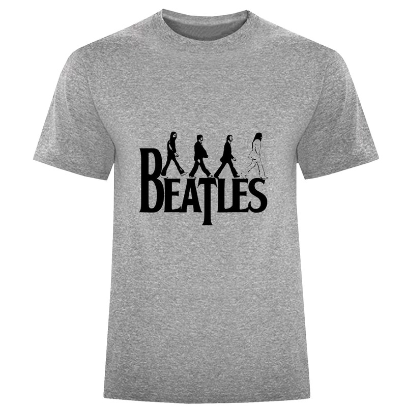 تی شرت آستین کوتاه مردانه مدل D664 BEATLES