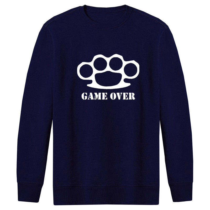 سویشرت مردانه طرح game over کد F280
