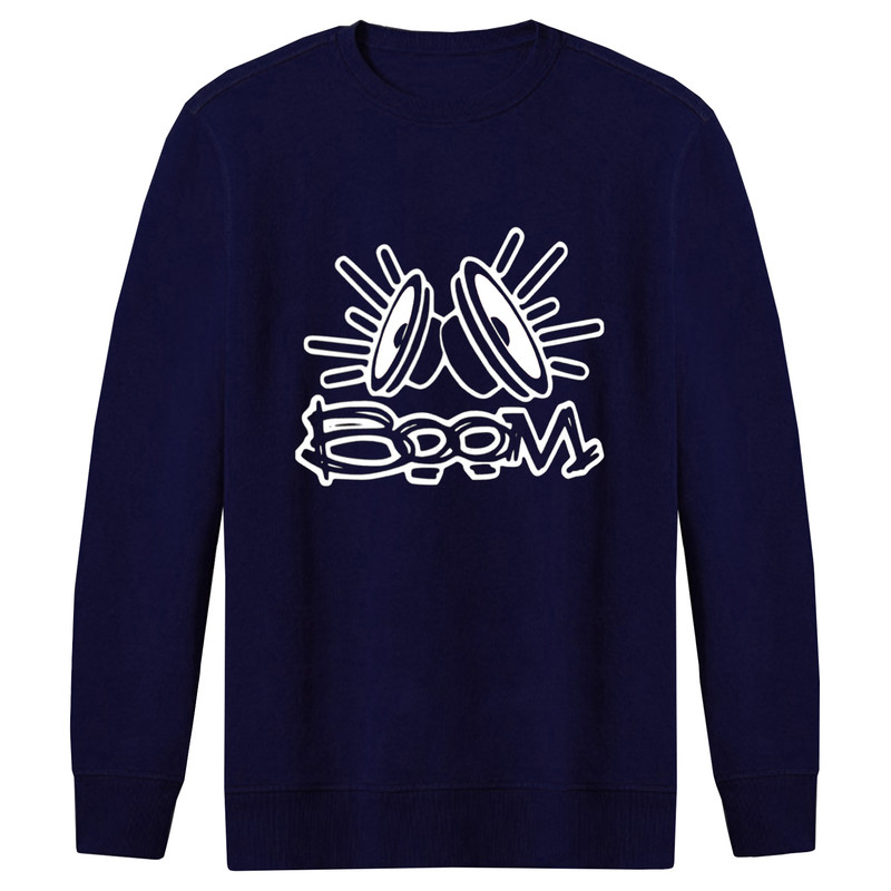 سویشرت مردانه طرح boom کد F131