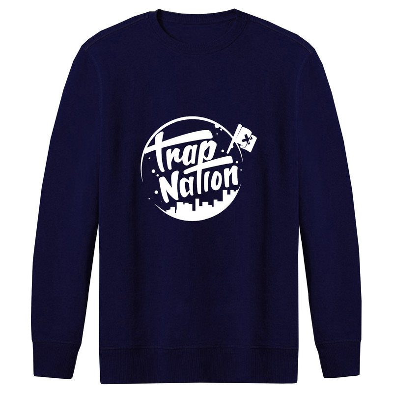 سویشرت مردانه طرح trap nation کد F292