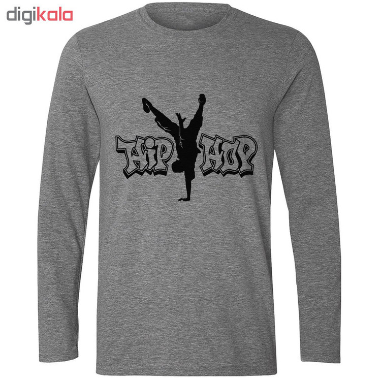 تی شرت آستین بلند مردانه طرح HIP HOP کد S581