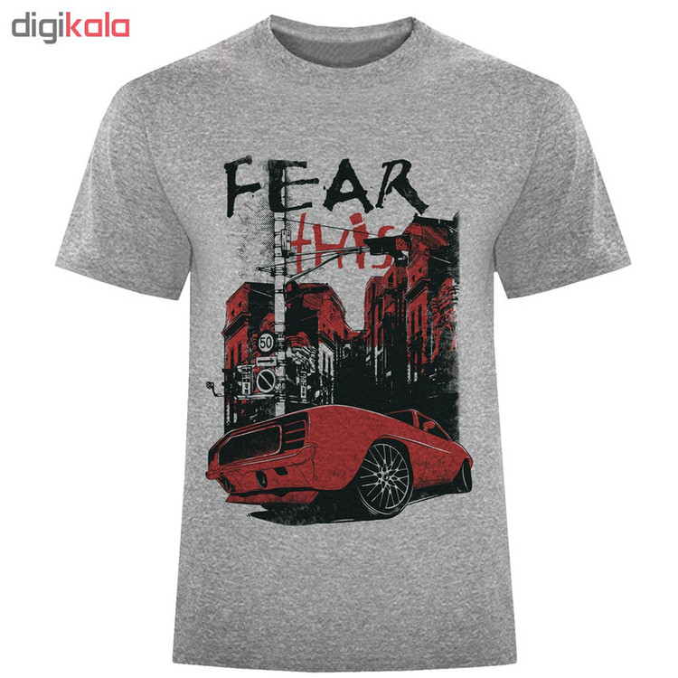 تی شرت مردانه طرح Fear کد S323