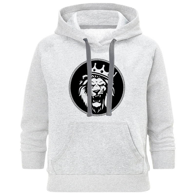 هودی مردانه طرح Black Lion کد C70