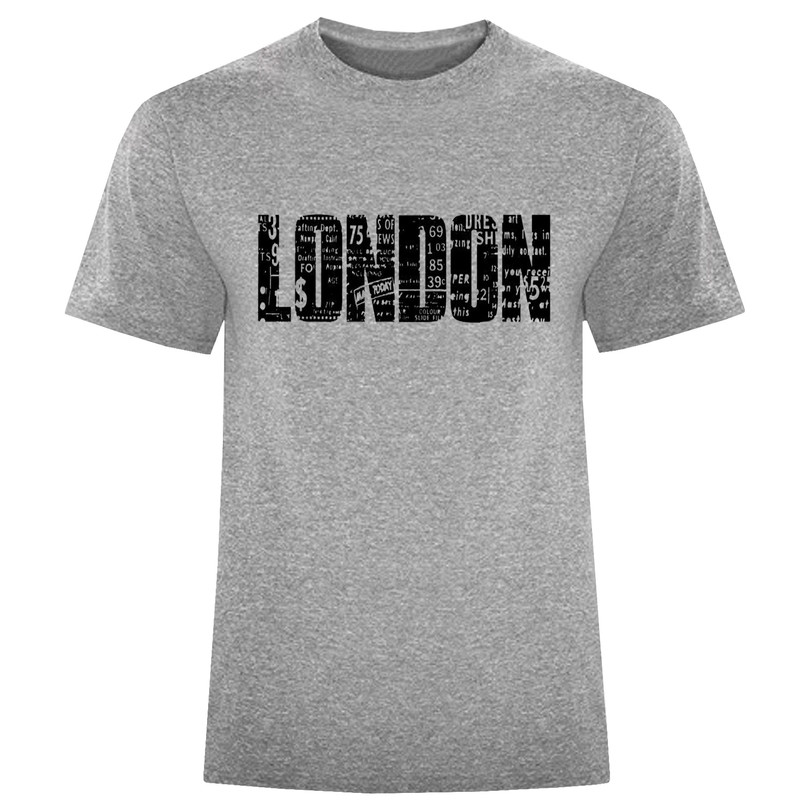 تیشرت آستین کوتاه مردانه مدل London F821