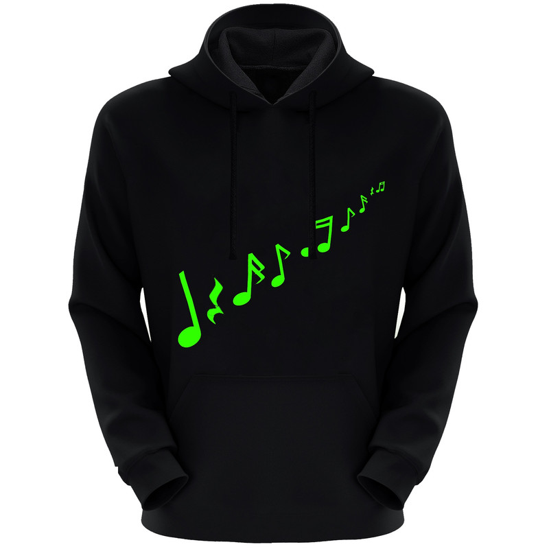 هودی زنانه طرح موزیکال کد K1
