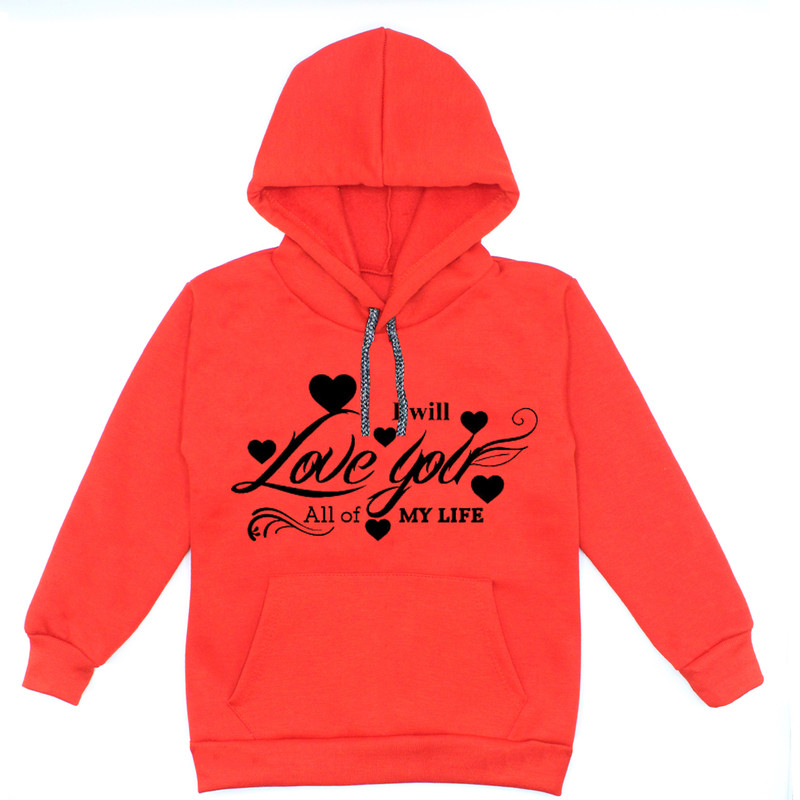 هودی دخترانه مدل A101 LOVE