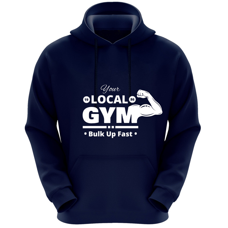 هودی مردانه طرح GYM کد R51