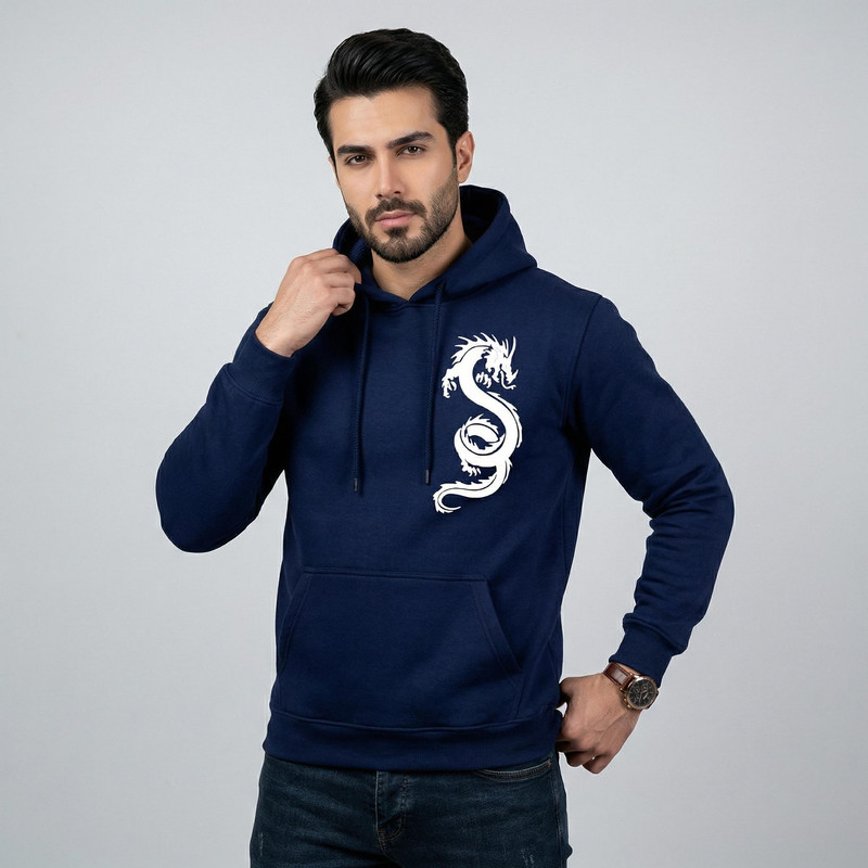 هودی مردانه آکو طرح اژدها کد BT02