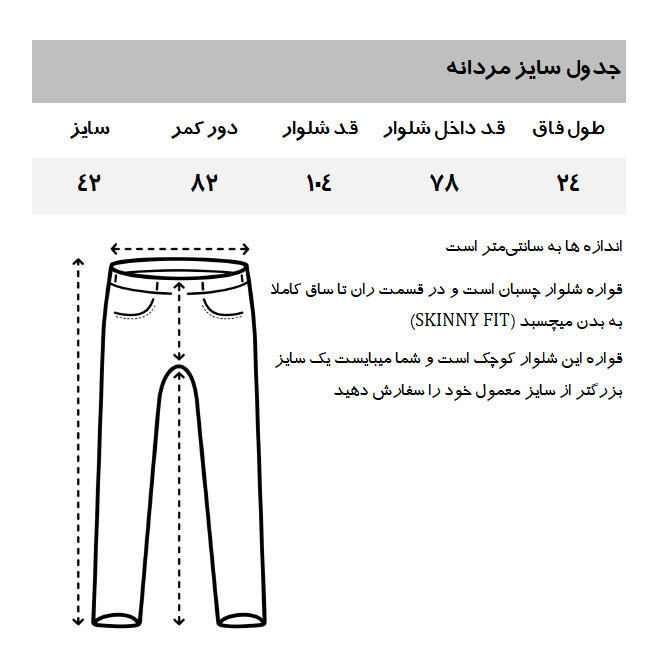 شلوار جین مردانه مانگو مدل BK525JUD