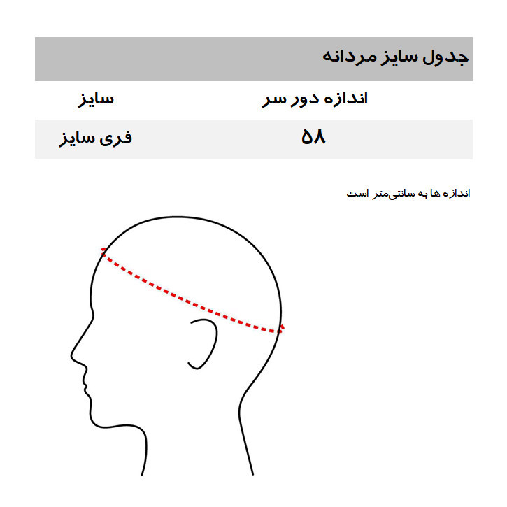 کلاه کپ مردانه دفکتو مدل 005AR47