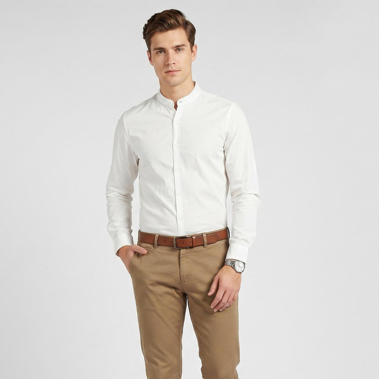 پیراهن مردانه او وی اس مدل 003375496-WHITE