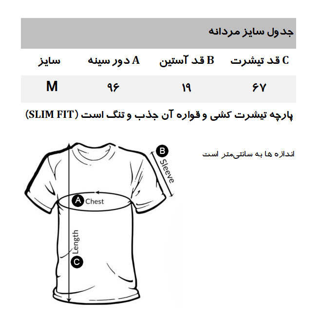 تی شرت آستین کوتاه مردانه مدل NV141LK
