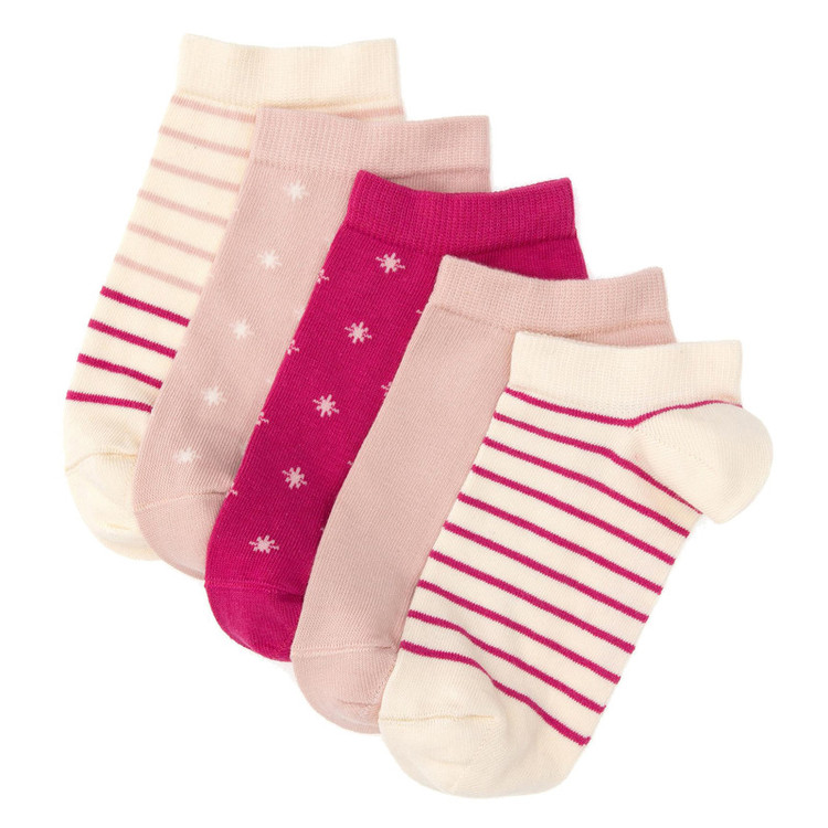 جوراب ساق کوتاه زنانه یو اس پولو مدل PI976DOV بسته 5 عددی
