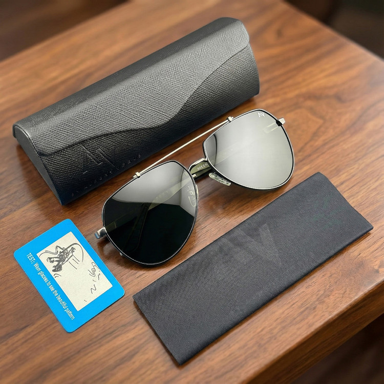 عینک آفتابی خلبانی مردانه آلبرت وگ مدل 6322C21P144 Polarized Sacramento