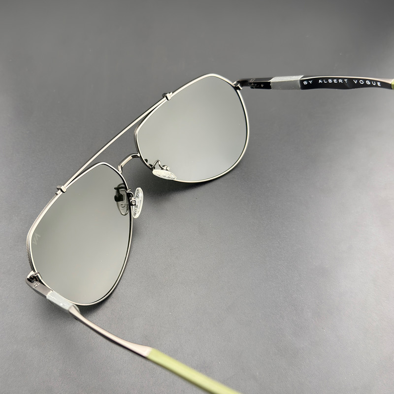 عینک آفتابی خلبانی مردانه آلبرت وگ مدل 6322C21P144 Polarized Sacramento