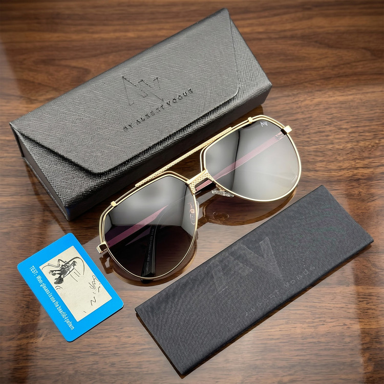 عینک آفتابی خلبانی (Aviator) مردانه آلبرت وگ مدل JS8554C84-P120