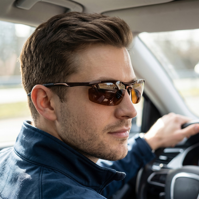 عینک ورزشی مدل 8179 Polarized Metal مناسب برای انواع ورزشها