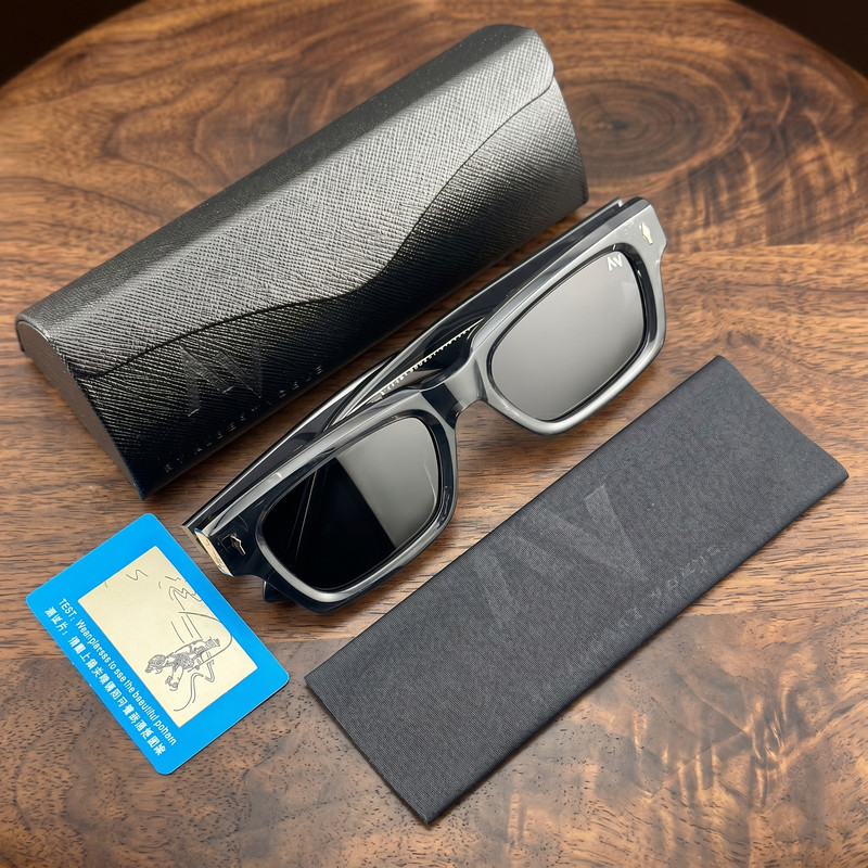 عینک آفتابی مستطیلی آلبرت وگ مدل S32108C3 Acetate Avantgarde Visionary