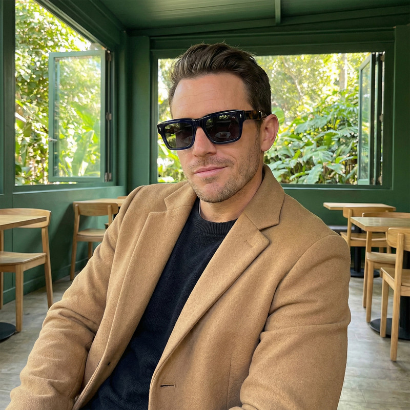 عینک آفتابی ویفرر (Wayfarer) آلبرت وگ مدل S32104C2 Acetate Avantgarde Visionary