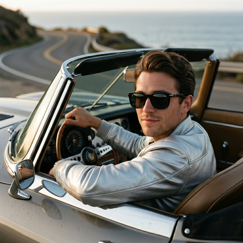 عینک آفتابی ویفرر (Wayfarer) آلبرت وگ مدل S31127C1 Acetate Avantgarde Visionary