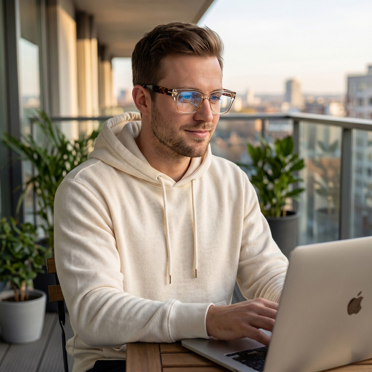فریم عینک طبی ویفرر (Wayfarer) مدل TR3393C261-P81 مناسب برای صورت بیضی