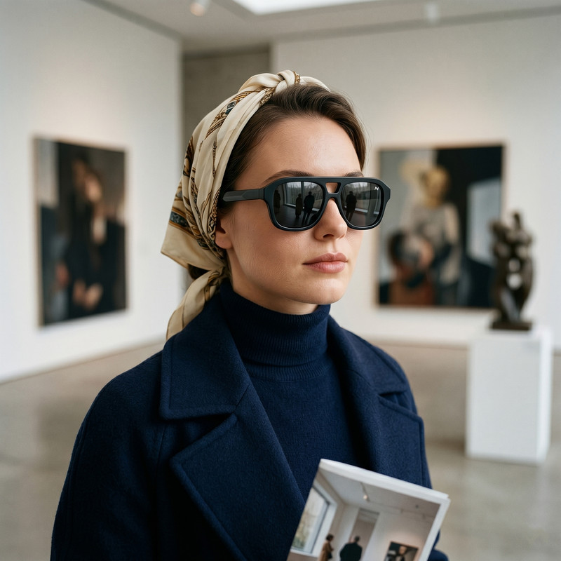 عینک آفتابی خلبانی (Aviator) آلبرت وگ مدل S-32102-C1 Avantgarde Visionary