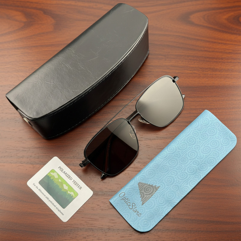 عینک آفتابی خلبانی (Aviator) مدل JS8541C91-P151 Polarized