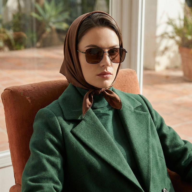 عینک آفتابی خلبانی (Aviator) مدل JS8541C91-P151 Polarized