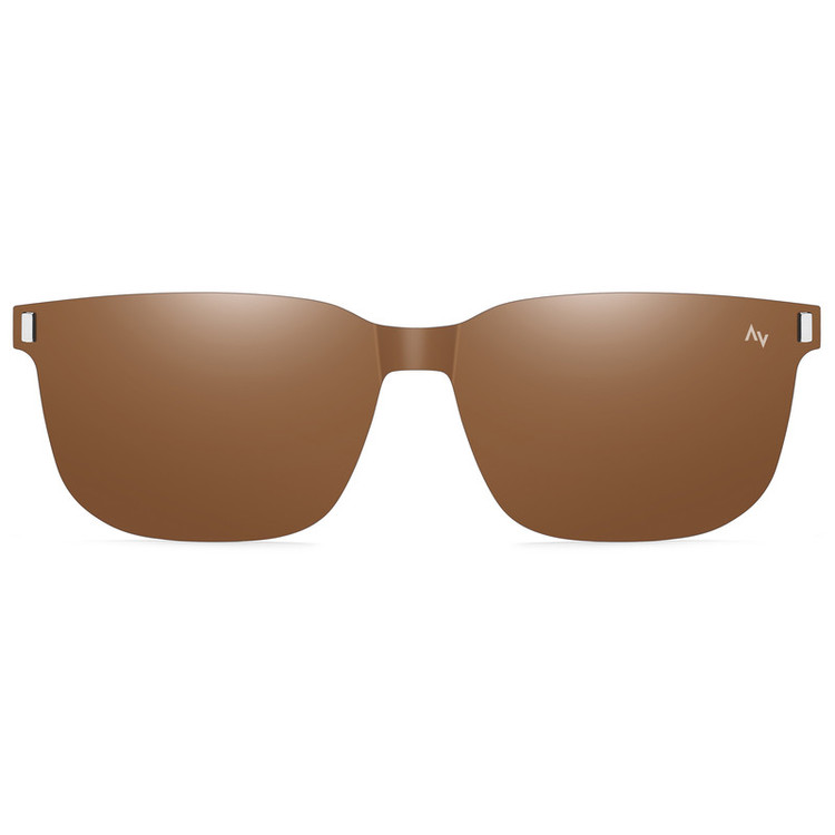 فریم عینک طبی آلبرت وگ مدل CG7201C646-P75 Polarized Double Switch مناسب برای انواع صورت به همراه کاور آفتابی