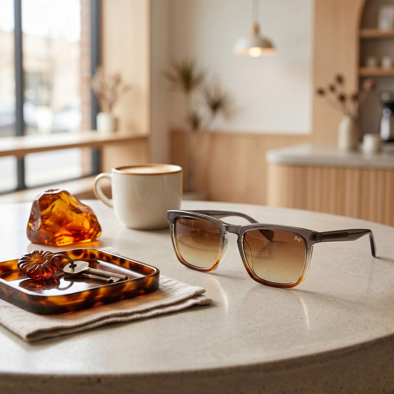 عینک آفتابی ویفرر (Wayfarer) آلبرت وگ مدل S31118C3 Acetate Avantgarde Visionary