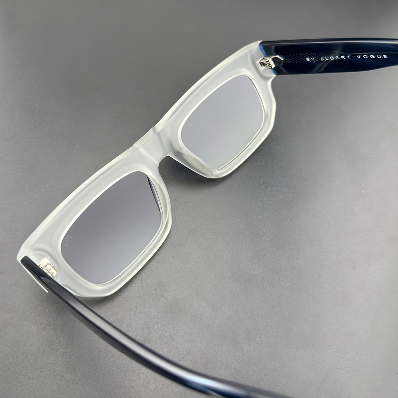 عینک آفتابی مستطیلی آلبرت وگ مدل S31111C3 Acetate Avantgarde Visionary