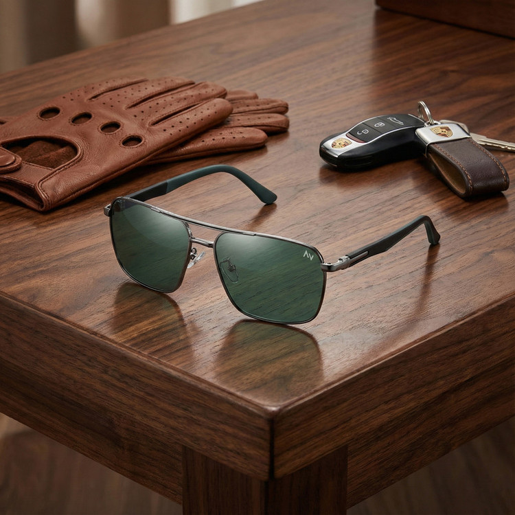 عینک آفتابی خلبانی (Aviator) مردانه آلبرت وگ مدل 6307C98P131 Polarized Avantgarde Visionary