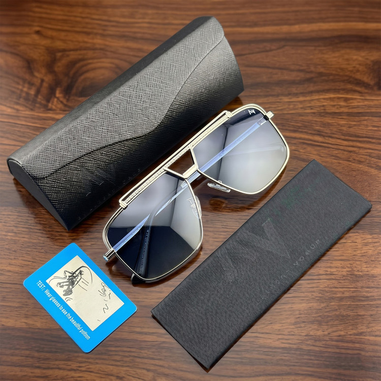 عینک آفتابی خلبانی (Aviator) مردانه آلبرت وگ مدل JS8534C05-P142 Polarized Avantgarde Visionary