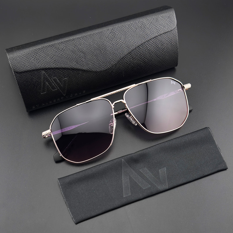 عینک آفتابی خلبانی (Aviator) آلبرت وگ مدل JS8538C11-P105 Polarized Avantgarde Visionary