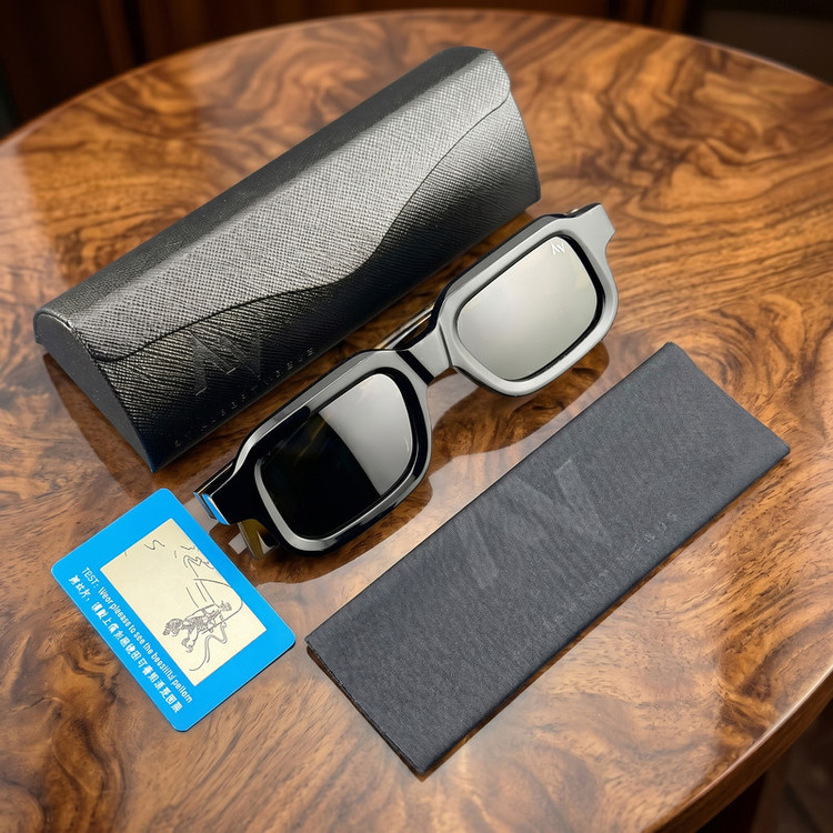 عینک آفتابی مربعی آلبرت وگ مدل S32132C2 Acetate Avantgarde Visionary
