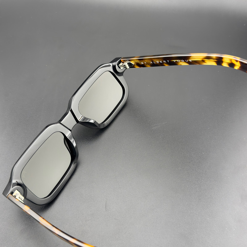 عینک آفتابی مربعی آلبرت وگ مدل S32132C2 Acetate Avantgarde Visionary